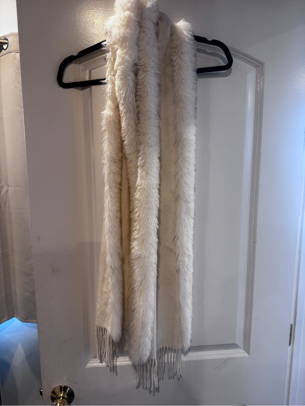 Adriene landou faux fur scarf